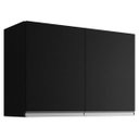 Ver imagem 1 de Armario Aereo 2 Portas 80 cm Juliana AJL:Preto