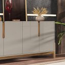 Ver imagem 6 de Buffet Aparador 4 Portas 170cm 050518 Off White Cedro Dcasa