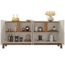 Ver imagem 7 de Buffet Aparador 4 Portas 170cm 050518 Off White Cedro Dcasa