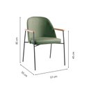 Ver imagem 3 de Kit 6 Cadeiras para Sala de Jantar Duna