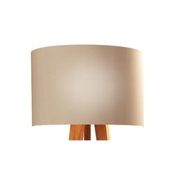 Luminária de Chão Tripé Celta com Cúpula Abajur Off White/nature - 4