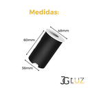 Ver imagem 3 de Kit 7 Mini Balizador Led Redondo 2w Embutir/ Parede/ Escada - Branco - Preto