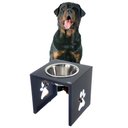 Ver imagem 2 de Comedouro Elevado Individual Cão Porte G Preto