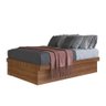 Cama Box Articulável Istambul com Baú Casal 142x194cm Nogal Cb140 Art In Móveis - 3