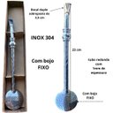 Ver mais imagens de Bomba para Chimarrão Purinox 23cm Inox 304 Bojo Fixo
