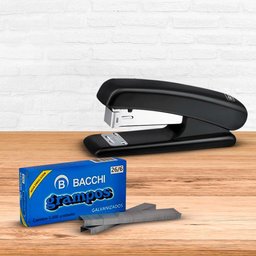 Kit Grampeador Completo + Grampos 26/6 C/1000 Tilibra - 1