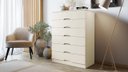 Ver imagem 2 de Cômoda para Quarto 6 Gavetas Sevilha Made Marcs - Off White