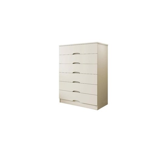 Cômoda para Quarto 6 Gavetas Sevilha Made Marcs - Off White
