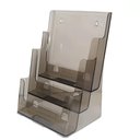 Ver imagem 2 de ORGANIZADOR DE DOCUMENTOS MULTIUSO PARA ESCRITORIO SUPORTE TRIPLO VERTICAL DE MESA E PAREDE FUME