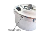 Ver imagem 3 de Forma de Pudim de Alumínio com Tampa Nº18 Vai Ao Forno Extang