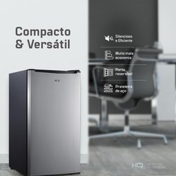 Frigobar Geladeira Hq 93 Litros Inox Hq-93fb 127v - 5