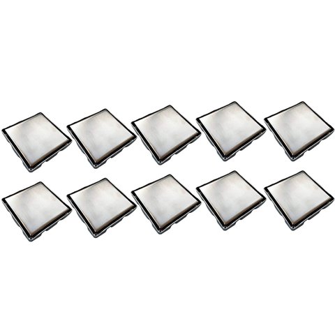 Ralo Oculto Invisivel Discreto 15x15 Anti Odor Inox Kit 10 Uni Box Banheiro Lavanderia Lavabo Varand