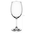 Ver imagem 3 de Jogo de Taças de Vinho Cristal 6 Peças Taças Para Vinho 450ml Transparente Sense