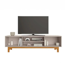 Ver imagem 3 de Rack para Tv até 70" Trunfo Jcm Movelaria - Cinamomo/off