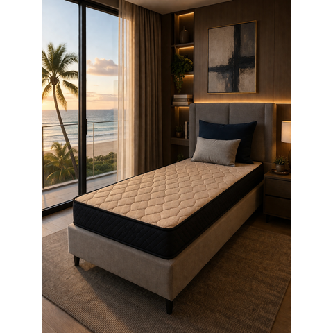 Colchão D33 14cm Espuma de Alta Densidade Confortável e Resistente