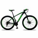 Ver imagem 1 de Bicicleta Aro 29 Ksw 24 Marchas Freios Disco Preto Verde 19