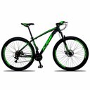 Ver imagem 2 de Bicicleta Aro 29 Ksw 24 Marchas Freios Disco Preto Verde 19