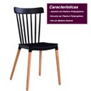 Ver imagem 7 de Kit 2 Cadeiras Paris Preto Polipropileno Sala de Estar Jantar Mesa de Jantar Área de Lazer Recepção