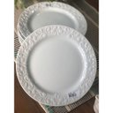 Ver imagem 2 de Jogo 4 Pratos Rasos Redondos 26,5cm em Porcelana com Relevo Tassel Germer Branco