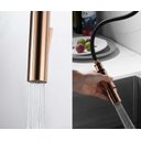 Ver imagem 4 de Misturador Monocomando para Cozinha de Mesa com Bica Móvel Arejador e Extensível Dublin Jiwi