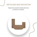 Ver mais imagens de Mesa Escritório Presidente Tamburato com 4 Gavetas 2 Portas e Armário 2 Portas 3 Gavetas Marrom/Nogal/Preto Artany