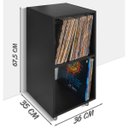 Ver imagem 4 de Estante para 330 Discos Preto Lps Vinis Coleções