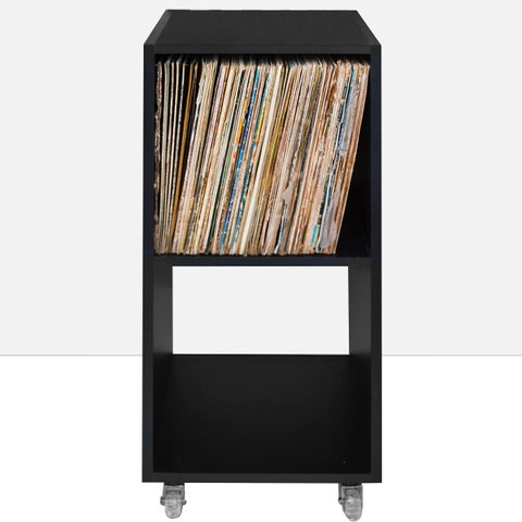 Estante para 330 Discos Preto Lps Vinis Coleções