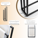 Ver imagem 4 de Suporte Porta Toalha Triplo de Chão para Banheiro Lavabo - Édecasamóveis