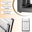 Ver imagem 2 de Suporte Porta Toalha Triplo de Chão para Banheiro Lavabo - Édecasamóveis