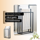 Ver imagem 6 de Suporte Porta Toalha Triplo de Chão para Banheiro Lavabo - Édecasamóveis