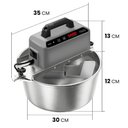 Ver imagem 3 de Panela Misturadora Automática para Doces e Massas Saro G3 10 Litros Inox 220V