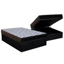 Ver imagem 1 de Cama Box Baú Casal: Colchão Anatômico Ortobom D33 / EP ISO 100 Ultra Firme + Base CRC Courano