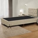 Ver imagem 1 de Base Cama Box Solteiro com Cama Auxiliar 0,96 m Laura Vilajo – Suede Bege