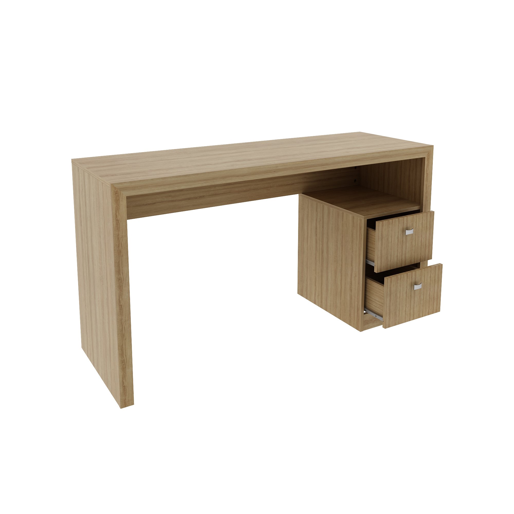 Mesa para Escritório 135,8cm com 2 gavetas ME4130 - 5