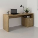 Ver imagem 2 de Escrivaninha Mesa Escritório 135,8cm com 2 gavetas ME4130