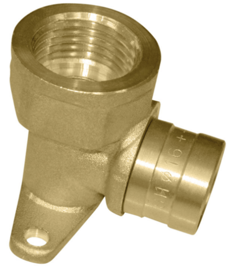 Joelho Base Fixa Fixa para Água 90° 25x1/2 PEX Amanco - 1