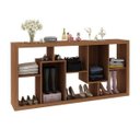 Ver imagem 6 de Estante Multiuso Vertical ou Horizontal 159CMX 78cm E1712 Marrom/Amêndoa