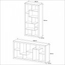 Ver imagem 4 de Estante Multiuso Vertical ou Horizontal 159cmx 78cm E1712