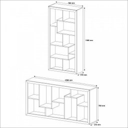 Estante Multiuso Vertical ou Horizontal 159cmx 78cm E1712 - 4