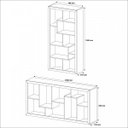 Ver imagem 4 de Estante Multiuso Vertical ou Horizontal 159cmx 78cm E1712