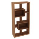 Ver imagem 3 de Estante Multiuso Vertical ou Horizontal 159CMX 78cm E1712 Marrom/Amêndoa