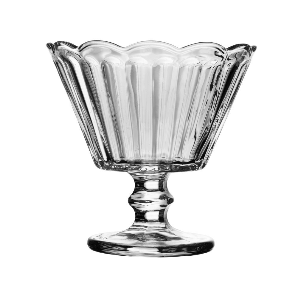 Jogo 6 Taças para Sobremesa de Vidro Flor 150ml - Lyor - 2