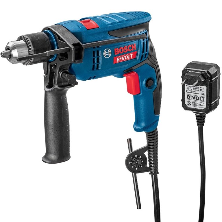 Furadeira de Impacto Gsb 13 Reversível Bivolt - 06012b80z0-000 - Bosch