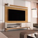 Ver imagem 1 de Home Odisseu Moderno e Funcional para Tv até 65 Polegadas - 3 Cores:off White/ripado