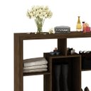 Ver imagem 6 de Estante Multiuso Vertical ou Horizontal 159CMX 78cm E1712 Marrom/Nogal