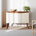 Ver imagem 1 de Buffet Aparador Jasmin 1,10m com 3 Portas Babus