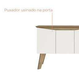 Buffet Aparador Jasmin 1,10m com 3 Portas Babus - 8