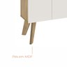 Buffet Aparador Jasmin 1,10m com 3 Portas Babus - 6