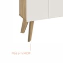 Ver imagem 6 de Buffet Aparador Jasmin 1,10m com 3 Portas Babus