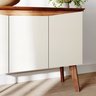 Buffet Aparador Jasmin 1,10m com 3 Portas Babus - 5